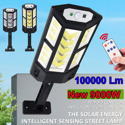 Outdoor COB Solar Wall Light Human Body Sensor