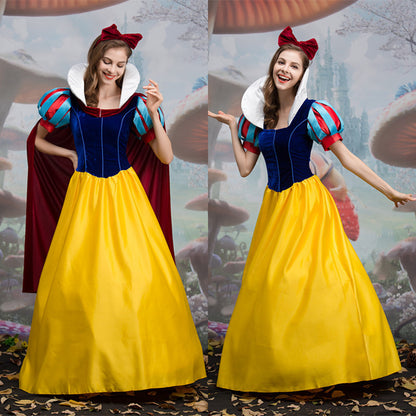 Rflong Dress Halloween Stage Costume Cape Plus Size