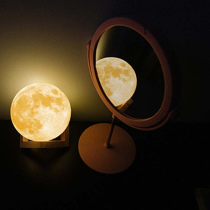 Charging Smart Remote Control For Bedroom Bedside Moon Lamp