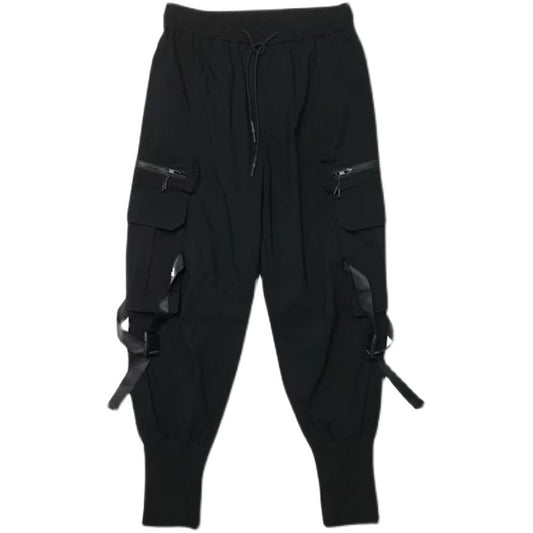 All-match Leggings Trousers Dark Black Hip-hop Tide Brand Japanese Functional Wind Pants
