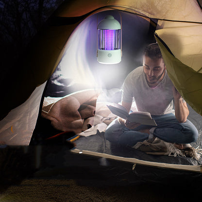 Outdoor Charging Of Household Mosquito Catching Lamps