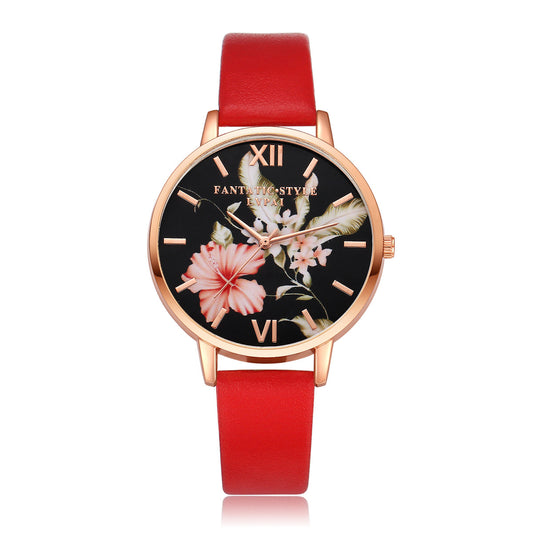 Lvpai Marke Frauen Armband Uhr Mode Rose Gold Blumen Leder Einfache Frauen Kleid Uhren Luxus Business Geschenk Uhr Uhr