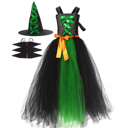 Halloween Children's Clothing Witch Dressing Dress Show