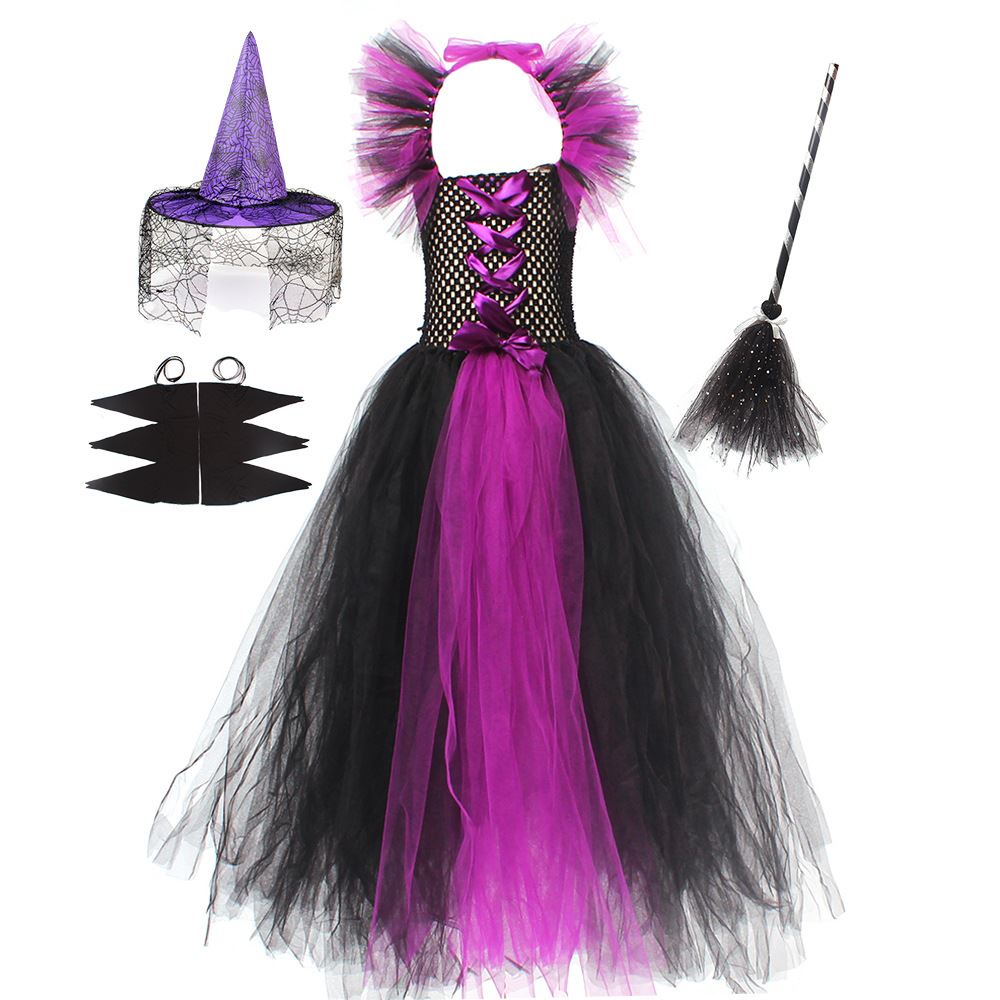 Halloween Children's Clothing Witch Dressing Dress Show