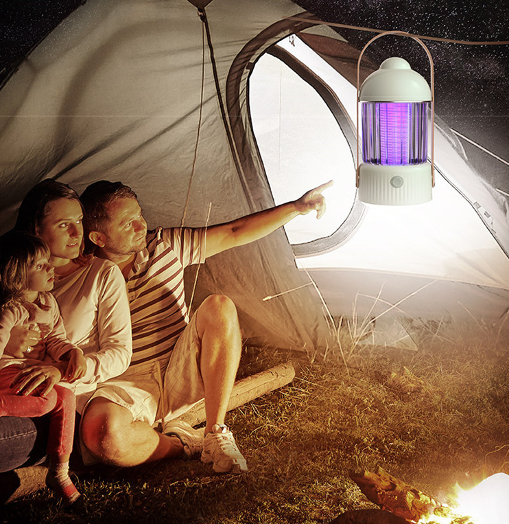 Outdoor Charging Of Household Mosquito Catching Lamps