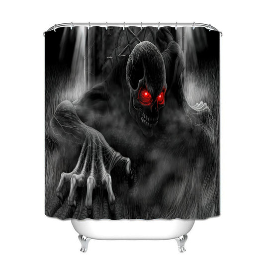 Cross Border North Halloween Waterproof And Mildew Shower Curtain