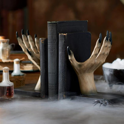 Halloween Resin Witch Hand Bookshelf Ornaments
