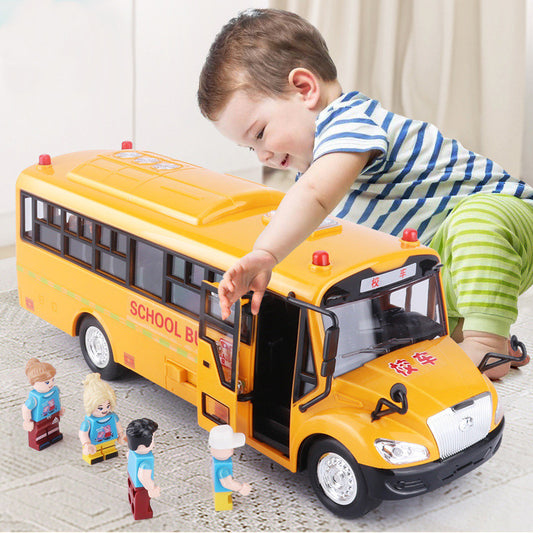 A toy car that simulates a large school bus