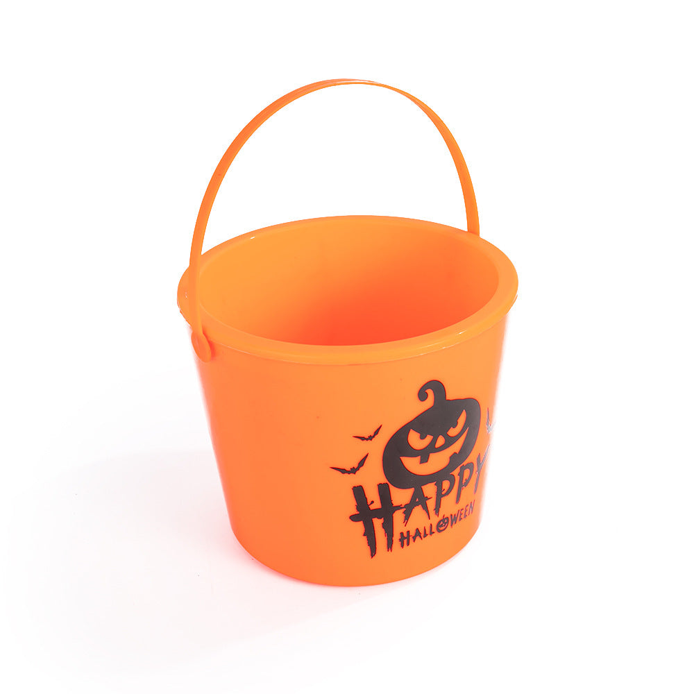 Halloween Portable Glowing Pumpkin Bucket