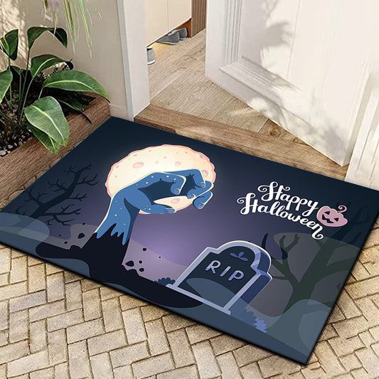 Halloween Themed Atmosphere Decorative Floor Mat