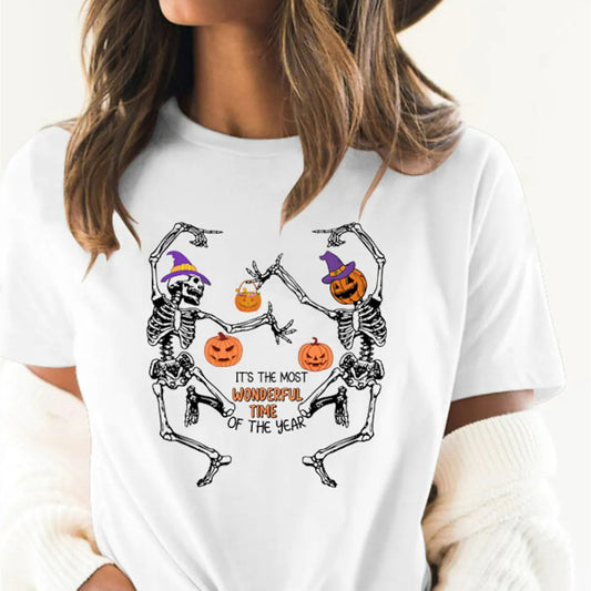 Fashion Halloween Women's Short Sleeved T-shirt