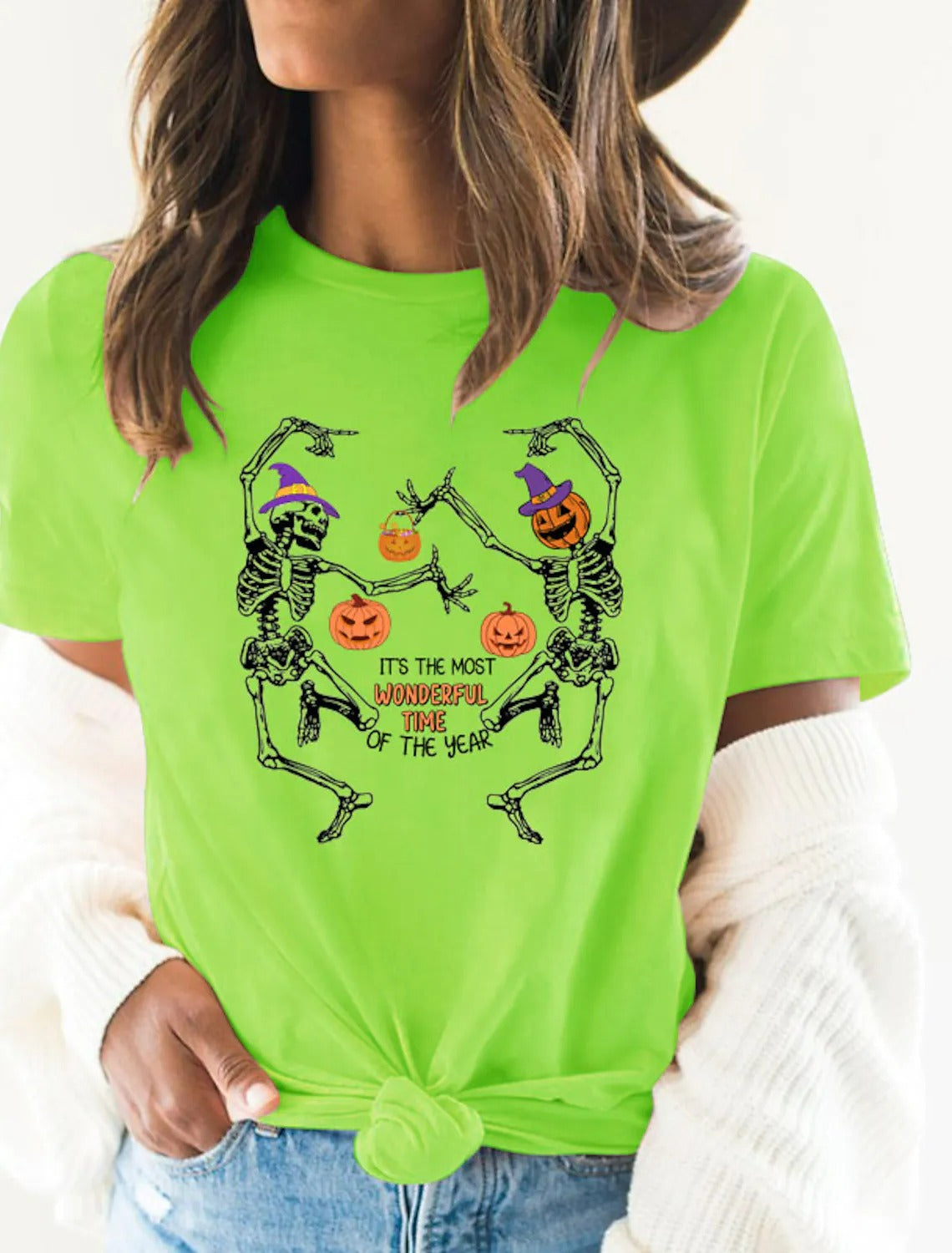 Fashion Halloween Women's Short Sleeved T-shirt