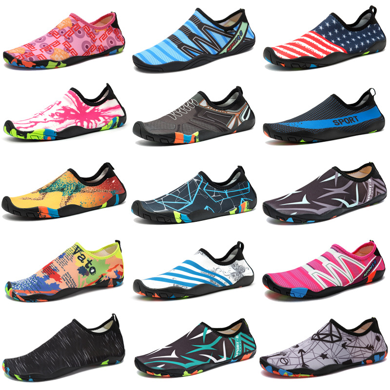Outdoor Walking Rafting Upstream Shoes Casual Beach Shoes Non-slip Skin Wading Swimming Shoes