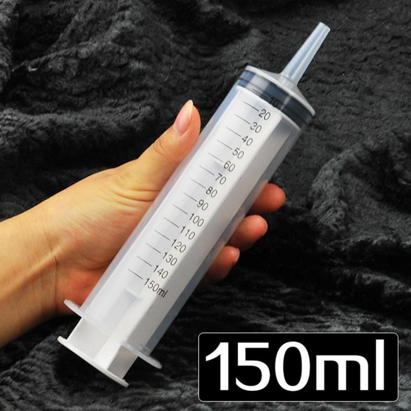 Reusable Big Large Hydroponics Plastic Nutrient Sterile Health Measuring Syringe Tools Cat Feeding Accessories