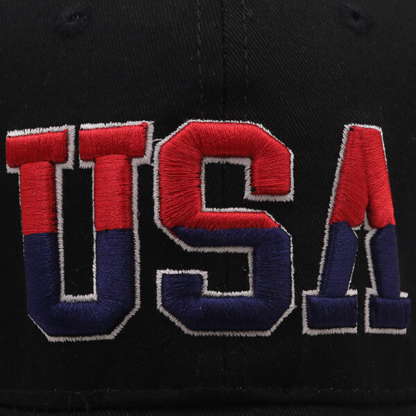 Letter USA Embroidery Baseball Cap Couple Outdoor – Bild 2