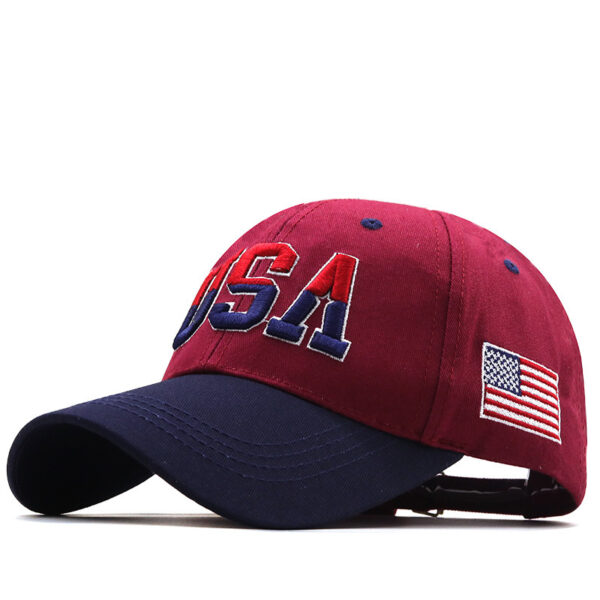 Letter USA Embroidery Baseball Cap Couple Outdoor – Bild 4